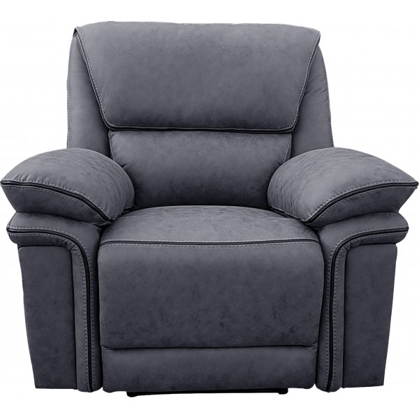 Riverdale-nojatuoli, recliner - Harmaa (Mikrokuitu)