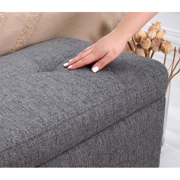 Rocio pouf - tummanharmaa Rocio pouf - tummanharmaa