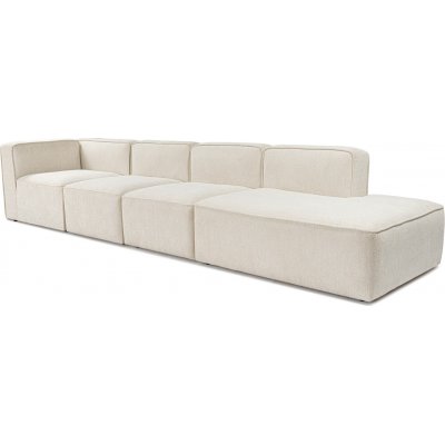 Lis 4-istuttava sohva, jossa avop oikealle - Cream
