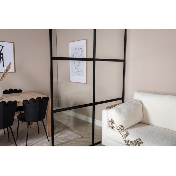 Leif teollisuusseinä 150 x 210 cm - Musta Leif teollisuusseinä 150 x 210 cm - Musta