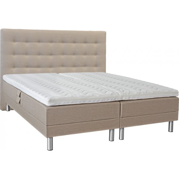 Mukava säädettävä parivuode sängynpäätyllä - Kaikki värit ja leveydet Mukava säädettävä parivuode sängynpäätyllä - Kaikki värit ja leveydet