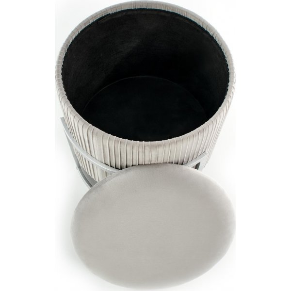 Jiminy pouf - harmaa + Huonekalujen puhdistus Jiminy pouf - harmaa + Huonekalujen puhdistus