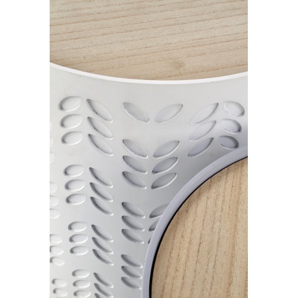 Pinottava Trudie-pöytä - Valkoinen/harmaa Pinottava Trudie-pöytä - Valkoinen/harmaa