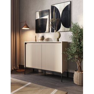 Trendkaappi H83 cm - beige/musta Trendkaappi H83 cm - beige/musta