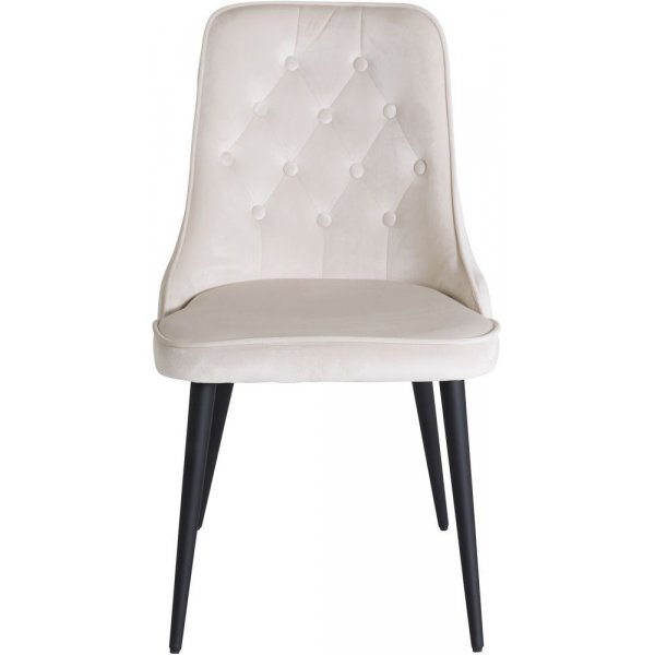 Zeus tuoli - Musta / beige sametti Zeus tuoli - Musta / beige sametti