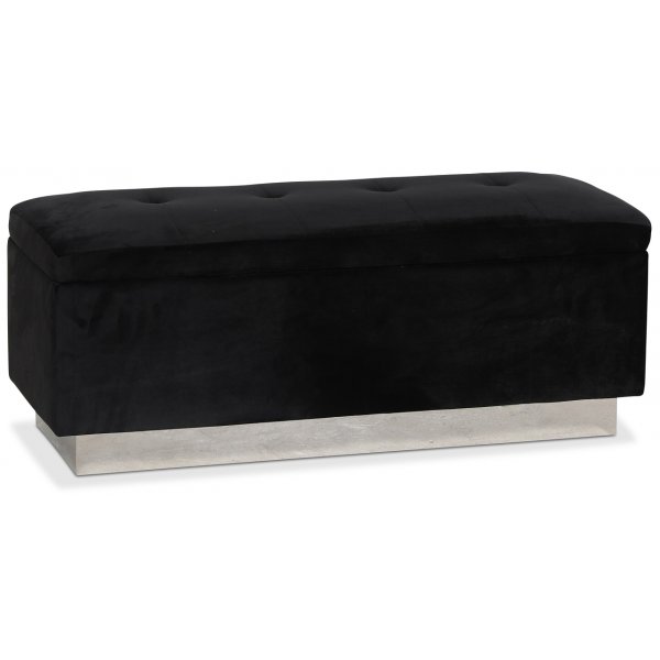 Isabelle- säilytyslokero runsaalla säilytystilalla - Musta / Kromi Isabelle- säilytyslokero runsaalla säilytystilalla - Musta / Kromi