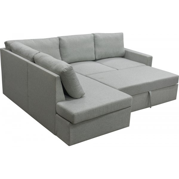 Trn-vuodesohva avoimella pdyll - Vasen + Huonekalujen tekstiilien puhdistus