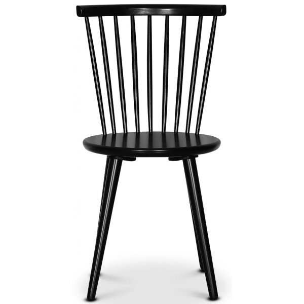 Nova ruokailuryhm, jatkettava ruokapyt 130-170 cm sis. 6 mustaa uloketuolia Castor - Walnut + 6.00 x Tuolin tyyny