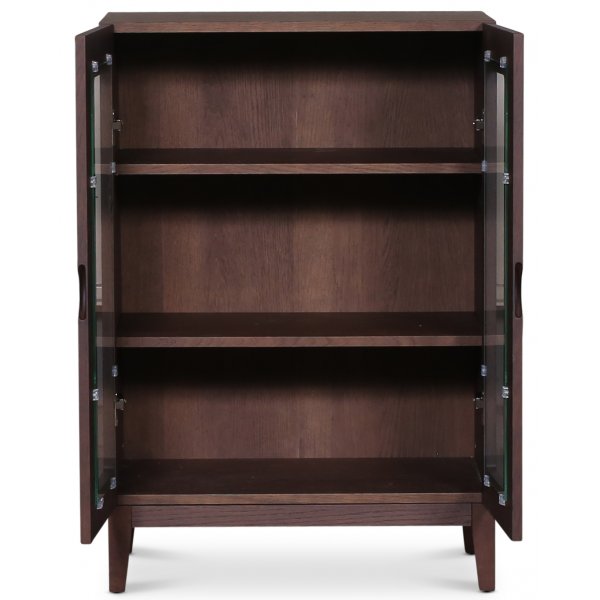 Borgholm lasikaappi - Savustettu tammi Borgholm lasikaappi - Savustettu tammi