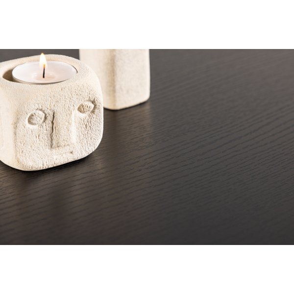 Sohvapyt 120x60 cm mustaksi petsattu tammi - Olivia