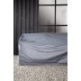 Klas kalustepllinen kulmasohville 254/254 x 90 cm - Harmaa