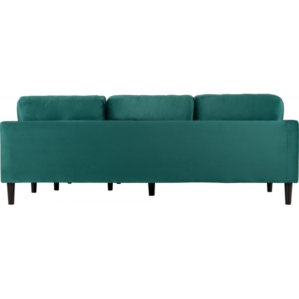 Vihreä divaanisohva, leveys 218 cm Vihreä divaanisohva, leveys 218 cm