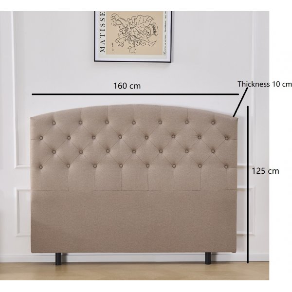 S�ngynp��ty napeilla 160 x 125 cm beige - Cape Town