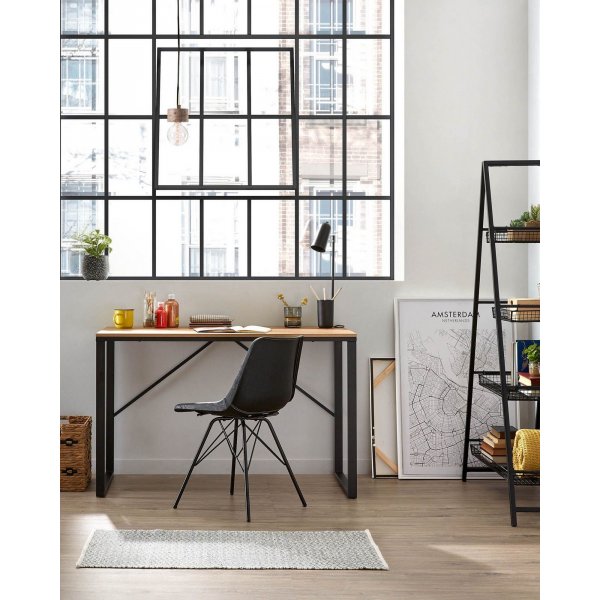 Landi typyt 120x60 cm - Musta/tammi