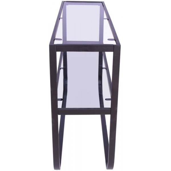 Korsbacken konsolipyt - Musta/lasi