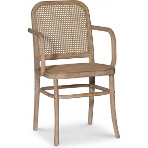 Karlstorp whitewash-runkoinen rottinkituoli + Huonekalujen jalat