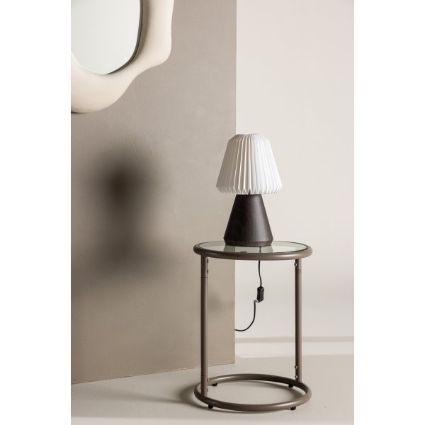 Fj�llen p�yt�valaisin - p�hkin�/valkoinen