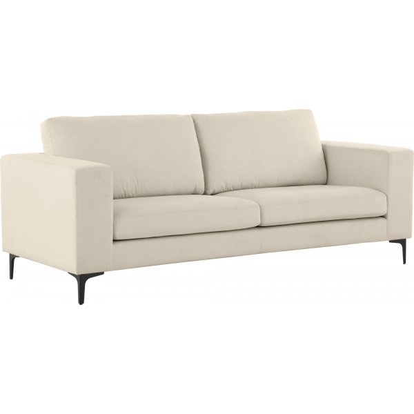 Aspen 3-istuttava sohva - beige sametti