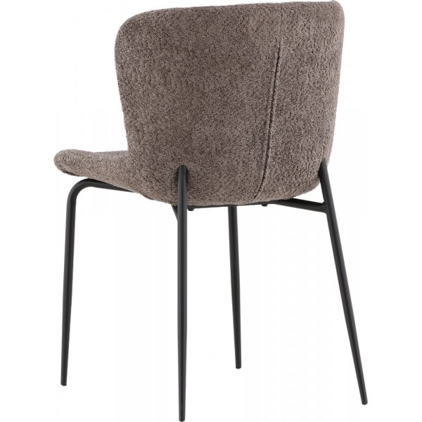 Modesto ruokapydn tuoli - Ruskea boucle