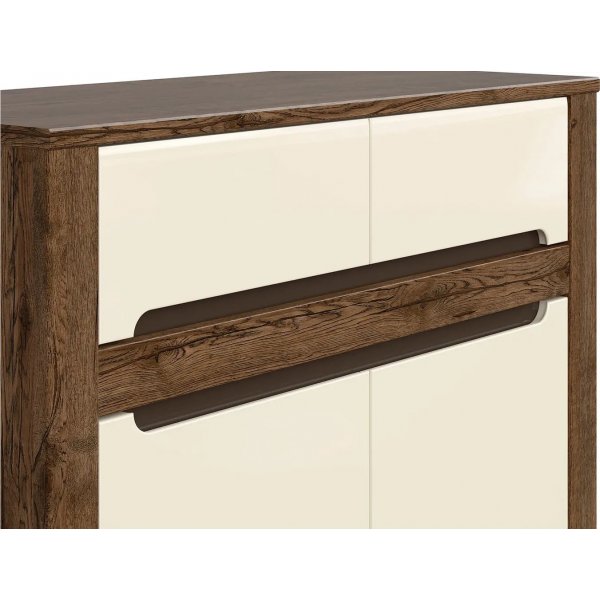 Ruso lipasto - tammi/helmivalkoinen