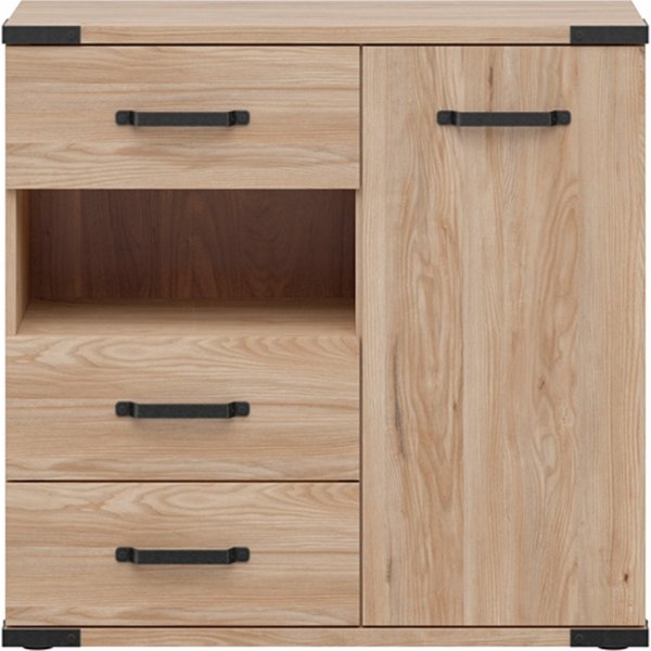 Lara lipasto 90 cm - Tuhka