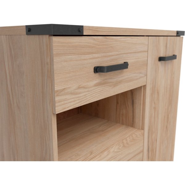 Lara lipasto 90 cm - Tuhka