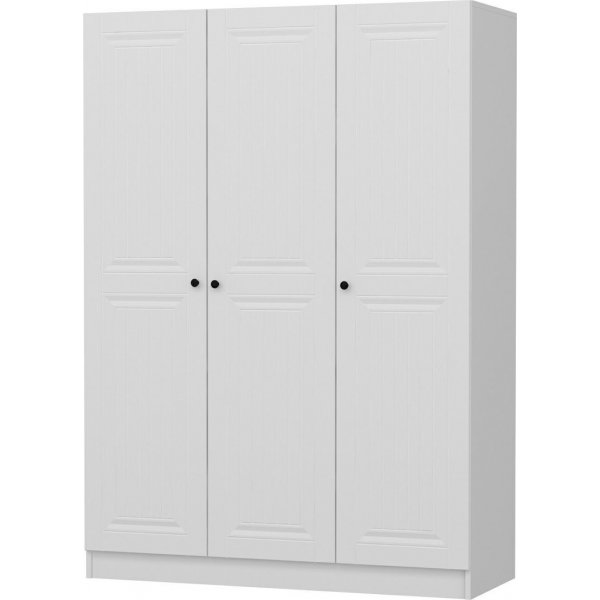 Capeto vaatekaappi 135 cm - Valkoinen