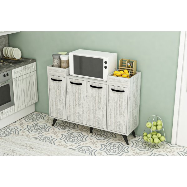 N�ytet��n senkki - harmaa/valkoinen