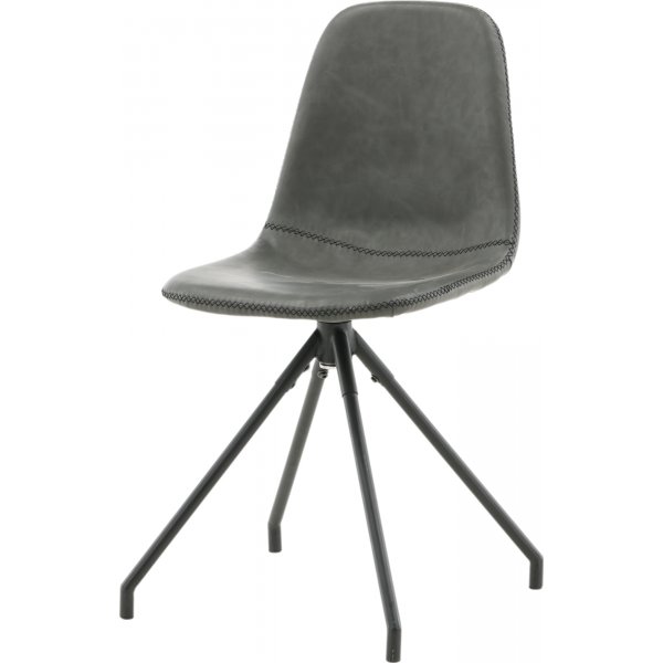 Kntyv Bridge-ruokailutuoli - musta PU