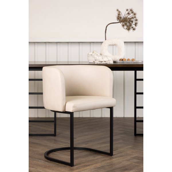 Simrishamn nojatuoli - beige/musta Simrishamn nojatuoli - beige/musta