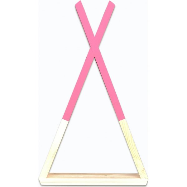 Rafa seinähylly 142 - Puu/vaaleanpunainen Rafa seinähylly 142 - Puu/vaaleanpunainen