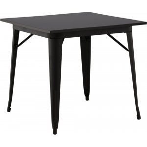 Tempe ruokapöytä 80 x 80 cm - Musta Tempe ruokapöytä 80 x 80 cm - Musta
