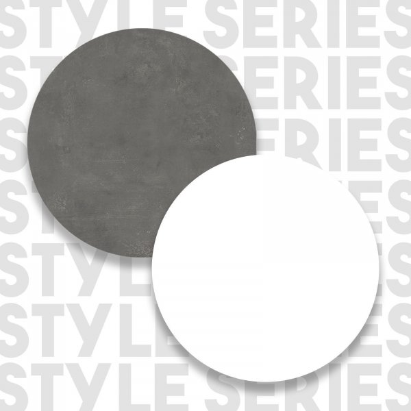 Style baaripöytä 120 x 51,6 cm - Valkoinen/harmaa Style baaripöytä 120 x 51,6 cm - Valkoinen/harmaa