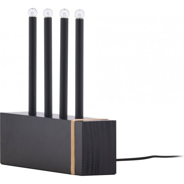 Fjällberget kynttilänjalka - musta/kulta Fjällberget kynttilänjalka - musta/kulta