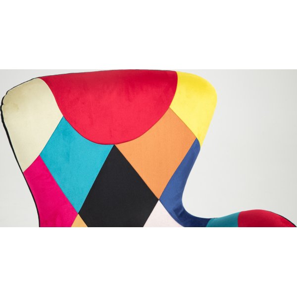 Lucille nojatuoli - Multi / kromi + Huonekalujen tekstiilien puhdistus