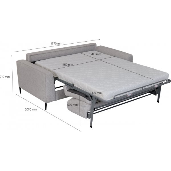 Vuodesohva Gotland, eteenpäin suuntautuva sohva Vuodesohva Gotland, eteenpäin suuntautuva sohva