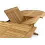 Ulkoruokailuryhm: Salt soikea ruokapyt 180-240 cm ja 6 Salt tuolia - Teak