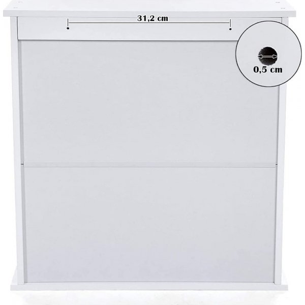 Liliana seinäkaappi - valkoinen Liliana seinäkaappi - valkoinen