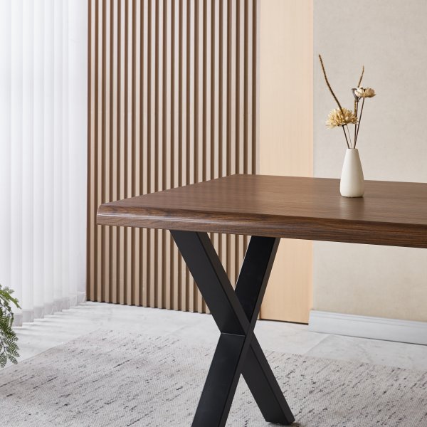 Agnes-ruokapöytä 150x90 cm - savustettu tammifolio Agnes-ruokapöytä 150x90 cm - savustettu tammifolio