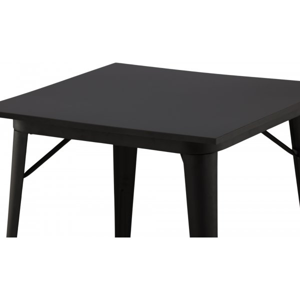 Tempe ruokapöytä 80 x 80 cm - Musta Tempe ruokapöytä 80 x 80 cm - Musta