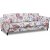 Eker 3-istuttava sohva kukkakangasta - Eden Parrot White/Purple
