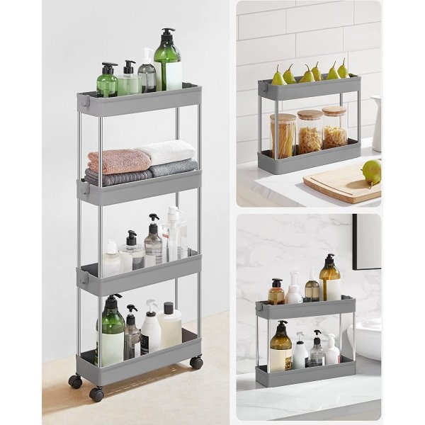 Criollo keittiön hylly 83 cm - harmaa Criollo keittiön hylly 83 cm - harmaa