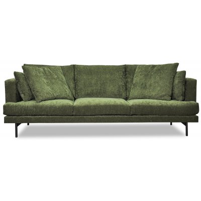 Smilla 3-istuttava sohva - Tummanvihre Chenille