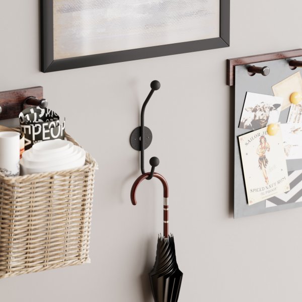 Rhino vaateripustin - musta Rhino vaateripustin - musta