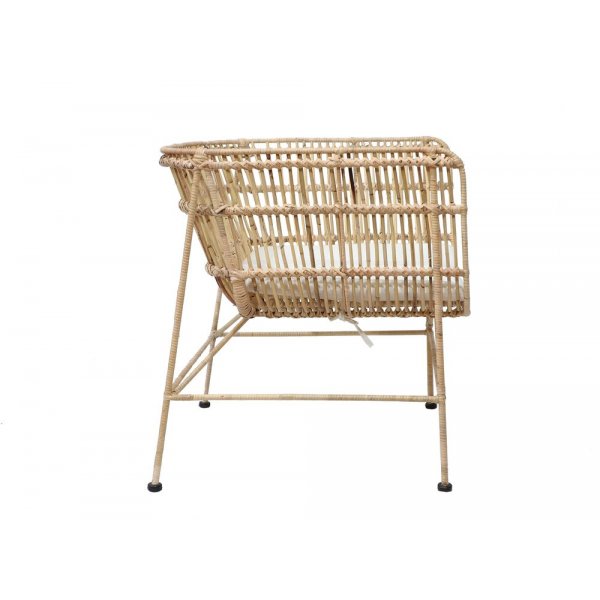 Galice-sohva rottinkia ja metallia + Huonekalujen jalat Galice-sohva rottinkia ja metallia + Huonekalujen jalat