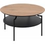 Goldington sohvapyt 80 cm - tammi/musta