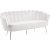 Kingsley 3-istuttava sohva samettia - harmaa beige / kromi + Huonekalujen hoitosarja tekstiileille