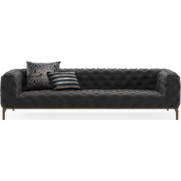 Muodikas 3-istuttava sohva - harmaa Muodikas 3-istuttava sohva - harmaa