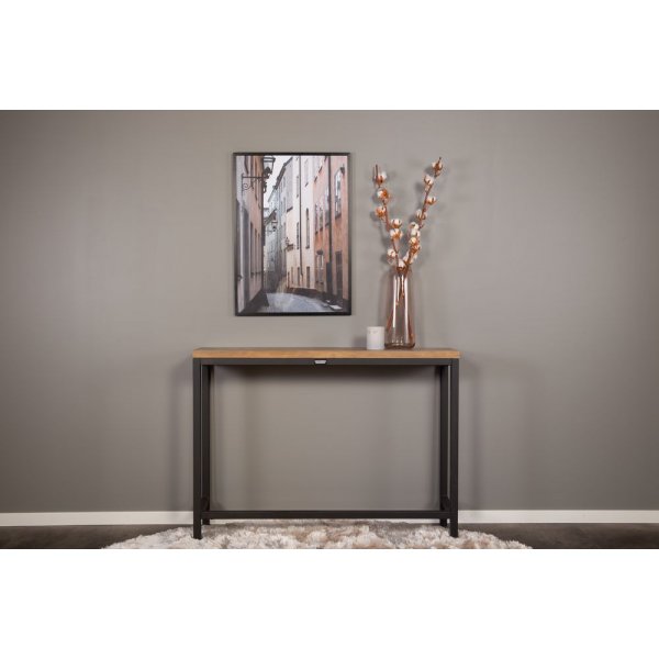 Charlotte-konsolipyt - Musta/tiikki