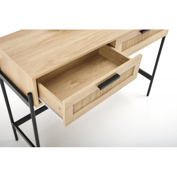 Carmen peilipöytä 104 x 35 cm - Beige/musta Carmen peilipöytä 104 x 35 cm - Beige/musta